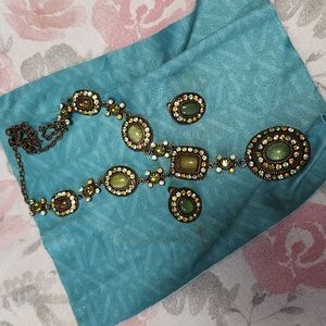 Pendant and Earrings